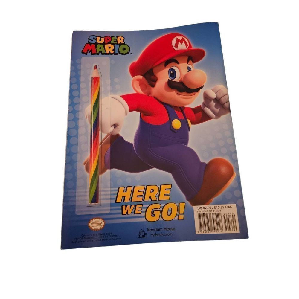 Super Mario coloring book